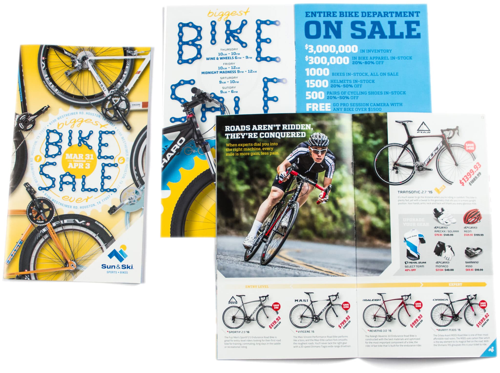 Advertising — Sun & Ski Sports bike sale