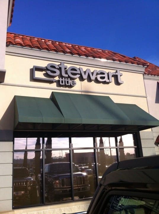 Stewart office signage
