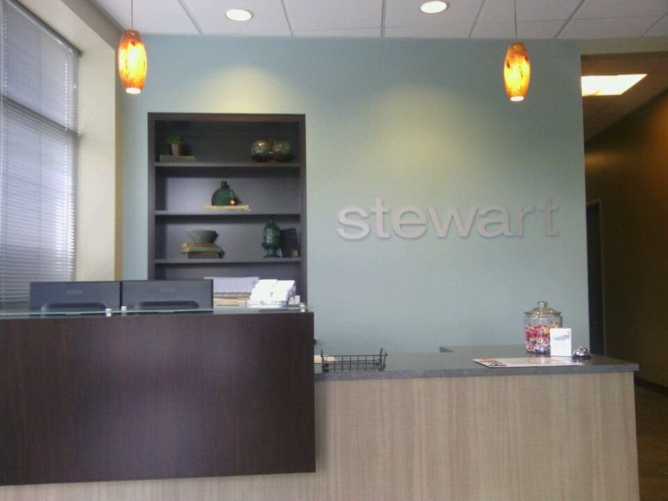 Stewart office signage