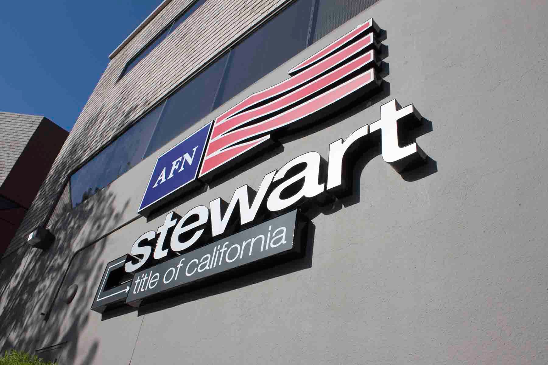 Stewart Title signage