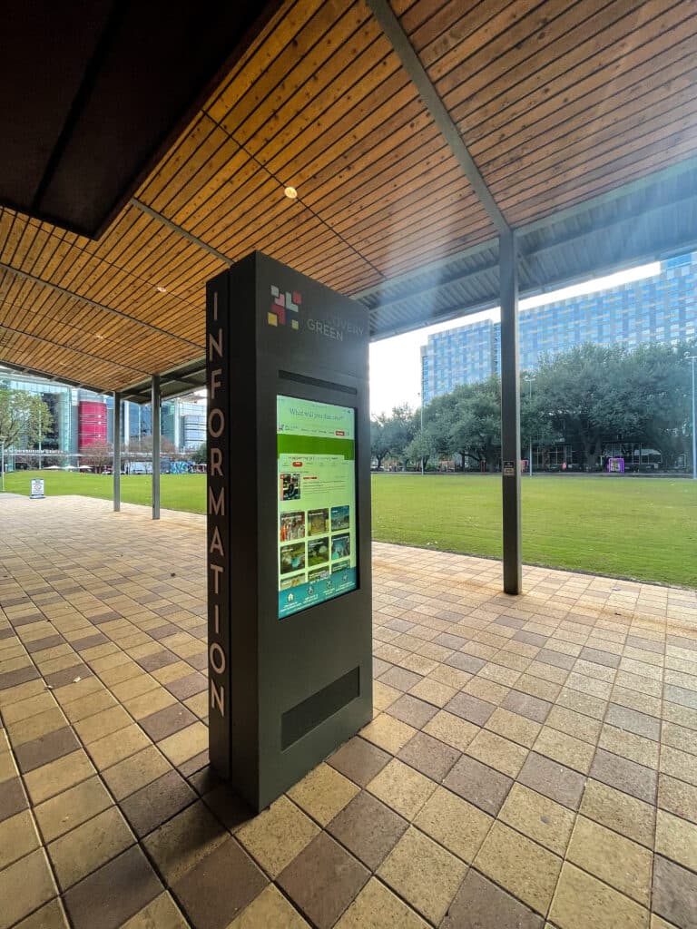 Discovery Green mobile design