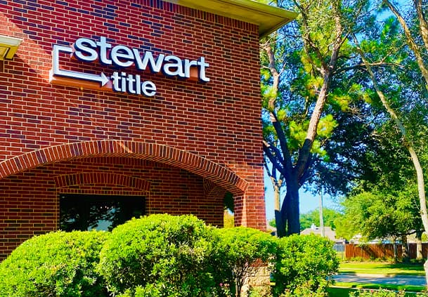 Stewart office signage