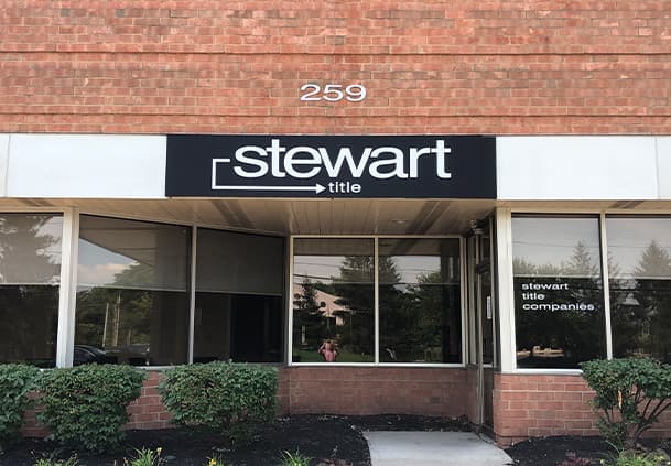 Stewart office signage