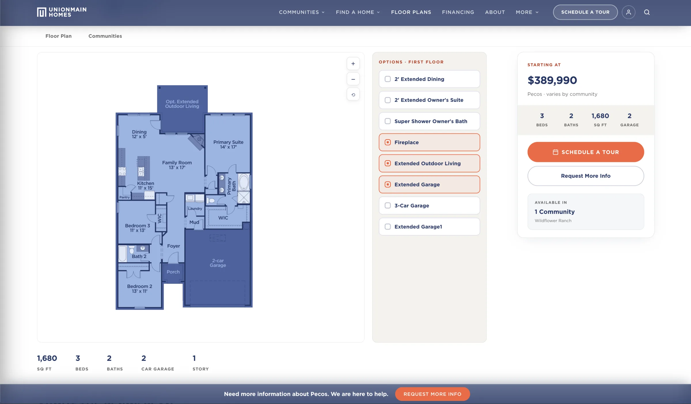 UnionMain Homes — full-screen view