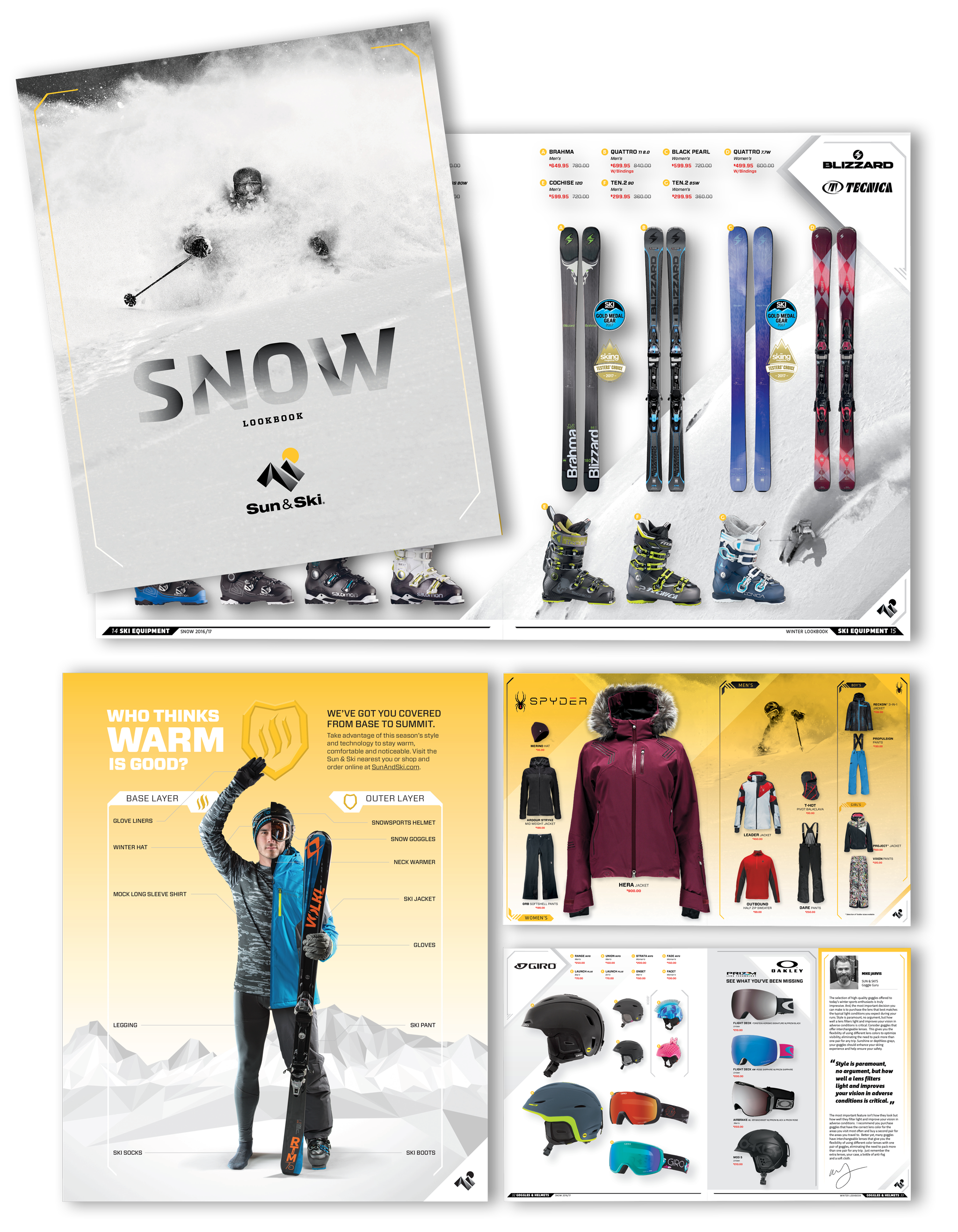 Sun & Ski Product Catalog
